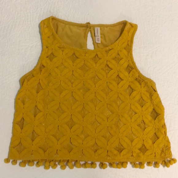 yellow crop top - Picture 1 of 1